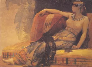 Cleopatra Study by Alexandre Cabanel - Oil Painting Reproduction