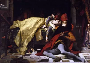 Death of Francesca da Rimini and Paolo Malatesta by Alexandre Cabanel - Oil Painting Reproduction