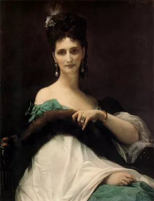 La Comtesse de Keller by Alexandre Cabanel - Oil Painting Reproduction