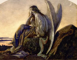 The Evening Angel by Alexandre Cabanel - Oil Painting Reproduction