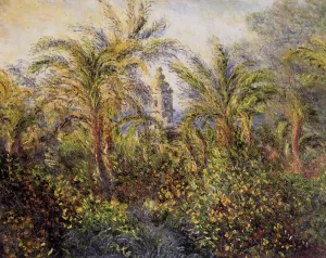 Garden in Bordighera, Morning Effect by Claude Monet Oil Painting