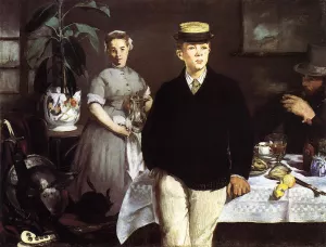 The Lucheon also known as The Luncheon at the Studio by Edouard Manet Oil Painting