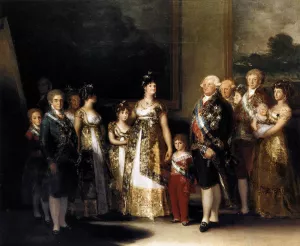 Charles IV and His Family by Francisco Goya - Oil Painting Reproduction