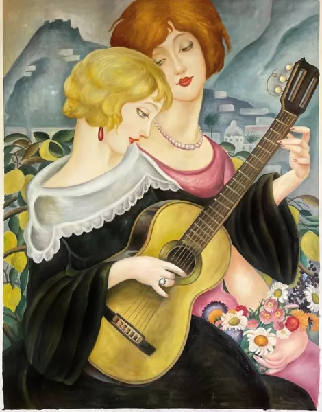 Air de Capri by Gerda Wegener - Oil Painting Reproduction