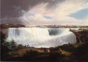 The Great Horseshoe Falls, Niagara by Gilbert Stuart - Oil Painting Reproduction