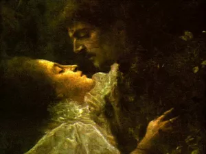 Love by Gustav Klimt Oil Painting