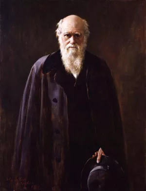 Charles Robert Darwin by John Collier - Oil Painting Reproduction