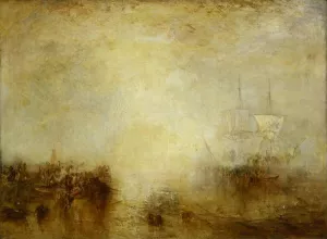 Hurrah for the Whaler Erebus Another Fish' by Joseph Mallord William Turner Oil Painting