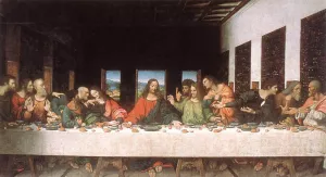 Last Supper by Leonardo Da Vinci - Oil Painting Reproduction