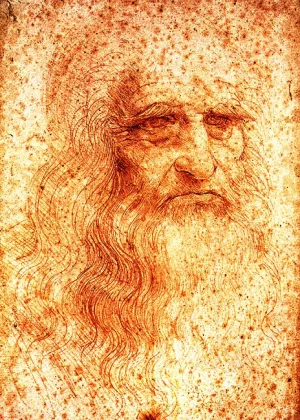 Self Portrait by Leonardo Da Vinci - Oil Painting Reproduction