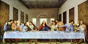 The Last Supper by Leonardo Da Vinci - Oil Painting Reproduction