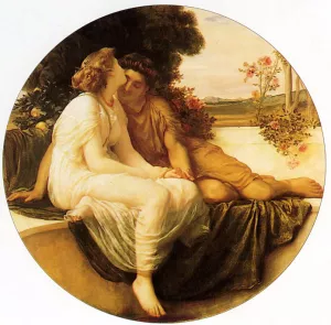 Acme and Septimus by Lord Frederick Leighton Oil Painting