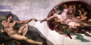 The Creation of Man by Michelangelo - Oil Painting Reproduction