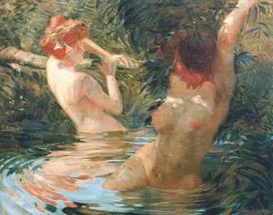 Bathers II by Paul Emile Chabas Oil Painting