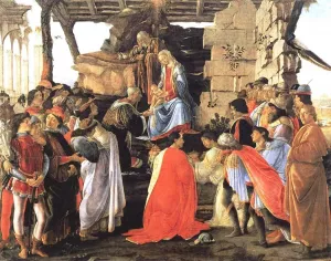 Adoration of the Magi by Sandro Botticelli Oil Painting