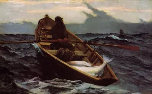 The Fog Warning by Winslow Homer - Oil Painting Reproduction