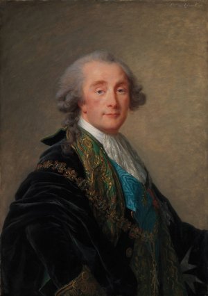 Alexandre Charles Emmanuel de Crussol-Florensac by Élisabeth Louise Vigée Le Brun Oil Painting