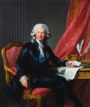 Charles-Alexandre de Calonne Oil painting by Élisabeth Louise Vigée Le Brun
