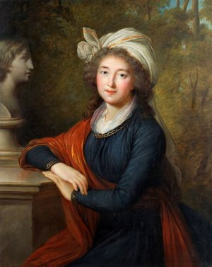 Izabela Lubomirska by Élisabeth Louise Vigée Le Brun Oil Painting