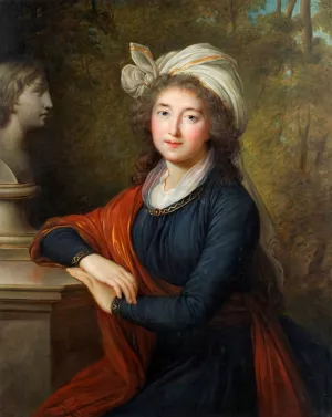 Izabela Lubomirska Oil painting by Élisabeth Louise Vigée Le Brun