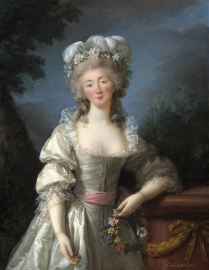 Madame du Barry by Élisabeth Louise Vigée Le Brun Oil Painting