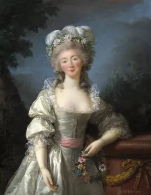 Madame du Barry by Élisabeth Louise Vigée Le Brun Oil Painting