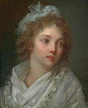 Portrait of a young lady by Élisabeth Louise Vigée Le Brun Oil Painting