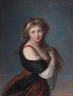 Portrait of Hyacinthe-Gabrielle Roland by Élisabeth Louise Vigée Le Brun Oil Painting