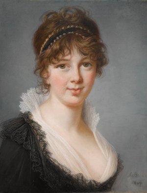 Portrait Of Mrs. Spencer Perceval, Nee Jane Wilson by Élisabeth Louise Vigée Le Brun Oil Painting