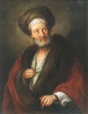 Portrait of a Polish Man Oil painting by Adam Manyoki