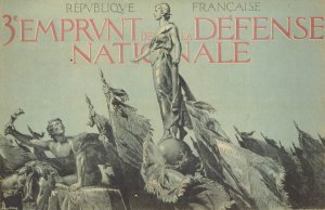 Republique Francaise. 3e Emprunt de la Defense Nationale by A. Lelong Oil Painting