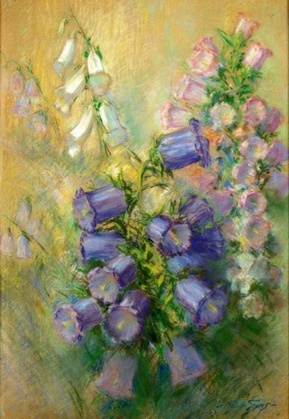 Foxgloves by Abbott Fuller Graves - Hand-Painted Oil Painting Reproduction