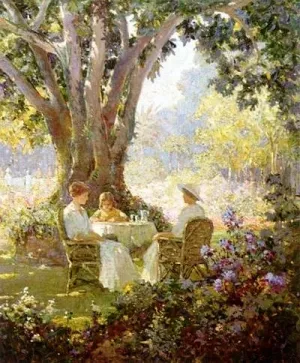 High Tea Oil painting by Abbott Fuller Graves