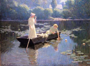 Pond Lilies by Abbott Fuller Graves Oil Painting
