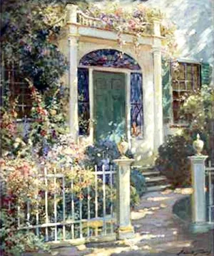 Portsmouth Doorway by Abbott Fuller Graves Oil Painting