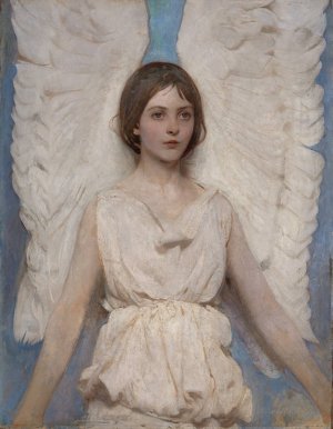 Angel by Abbott Handerson Thayer Oil Painting