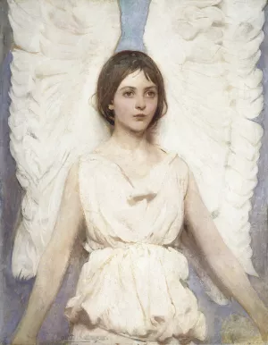 Angel painting by Abbott Handerson Thayer
