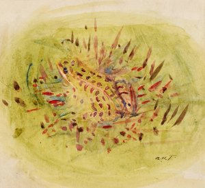 Frog by Abbott Handerson Thayer Oil Painting