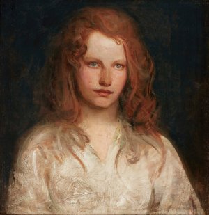 Margaret McKittrick by Abbott Handerson Thayer Oil Painting