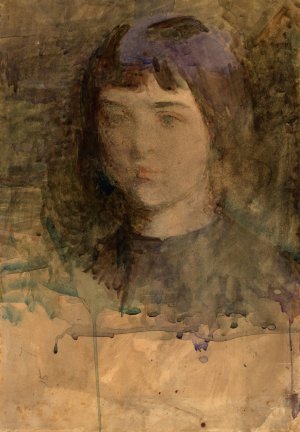 Mary by Abbott Handerson Thayer Oil Painting
