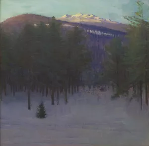 Monadnock in Winter Oil painting by Abbott Handerson Thayer