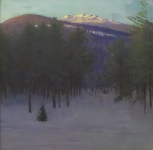 Monadnock in Winter by Abbott Handerson Thayer - Oil Painting Reproduction