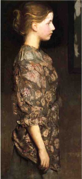 Main Product Photo of Portrait of Alice Rich Painting by Abbott Handerson Thayer