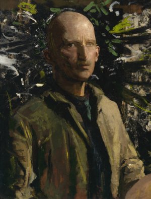 Self-Portrait by Abbott Handerson Thayer Oil Painting
