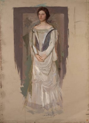Standing Woman by Abbott Handerson Thayer Oil Painting