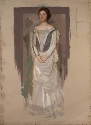 Standing Woman by Abbott Handerson Thayer Oil Painting