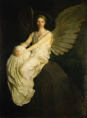 Stevenson Memorial by Abbott Handerson Thayer Oil Painting