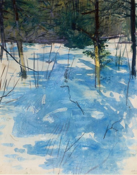 Main Product Photo of Winter, Monadnock  Painting by Abbott Handerson Thayer