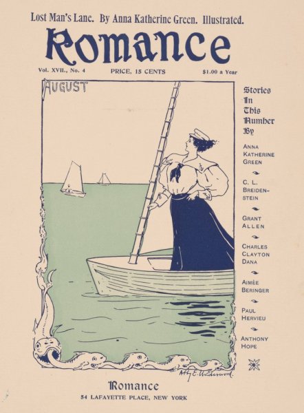 Romance for August  by Abby E. Underwood - Hand-Painted Oil Painting Reproduction