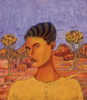 Self-Portrait Oil painting by Abraham Angel